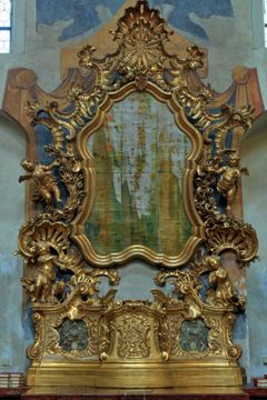 Háblův obraz v kostele Nejsvětějšího Salvatora.