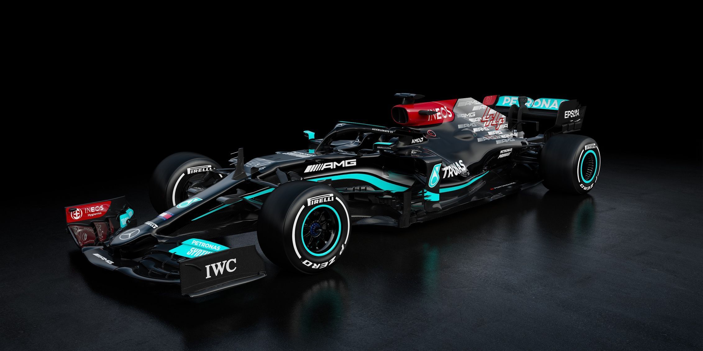 Nový monopost Mercedes W12 pro sezonu 2021