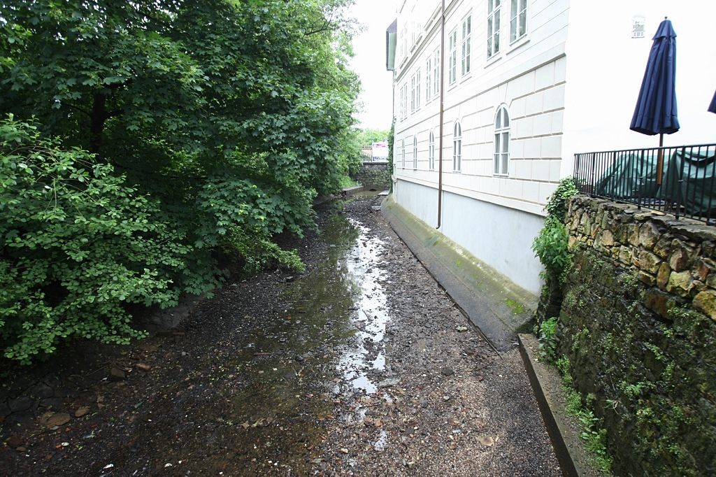 Zvýšená hladin Vltavy