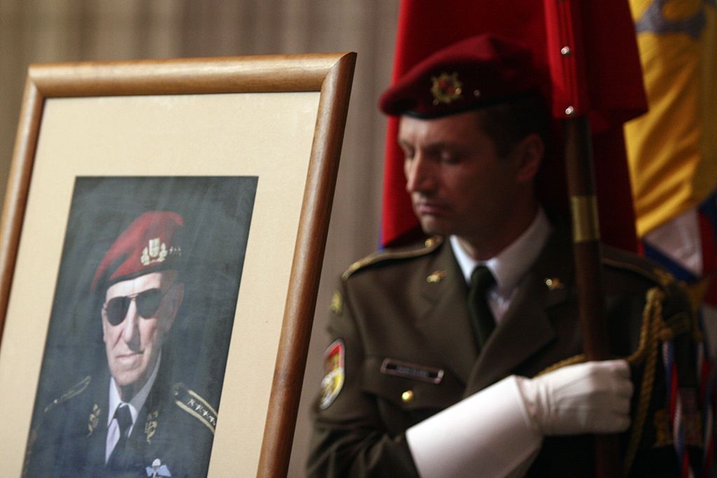 Rozloučení s generálem Tomášem Sedláčkem