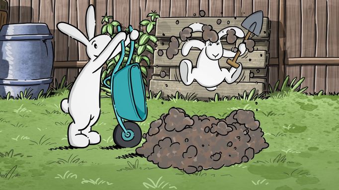 Snímek z Boba a Bobka ve filmu.