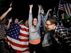 Američané oslavují oznámení, že Usáma bin Ládin je po smrti