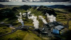 Hellisheiði , elektrárna, geotermální, island