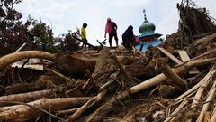 Aftermath of deadly flash flood in Batang Toru, South Tapanuli