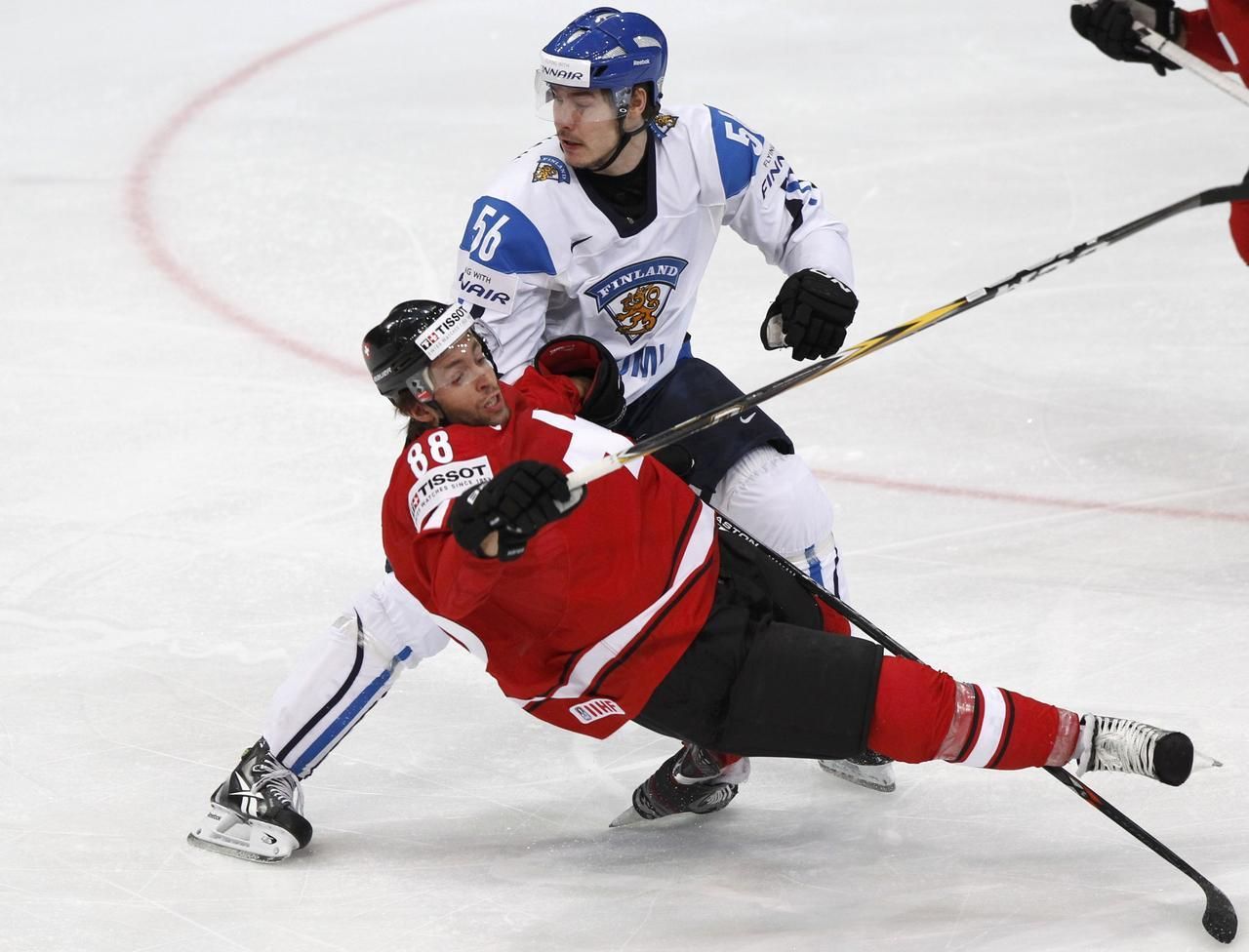 MS v hokeji 2012: Finsko - Švýcarsko (Jarvinen, Romy)