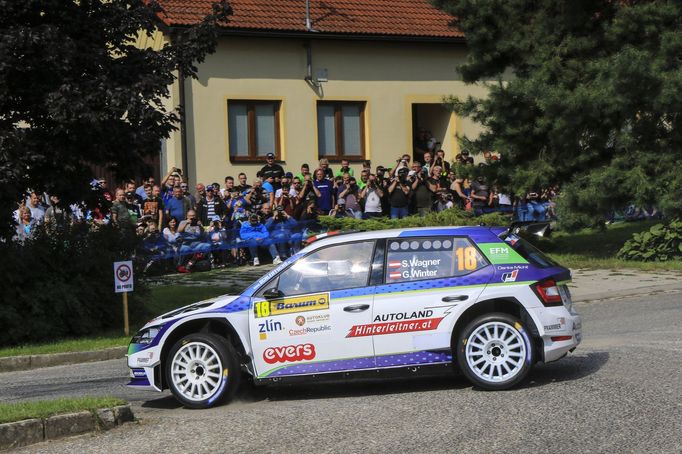 Simon Wagner, Škoda Fabia R5 evo na Barum rallye 2019