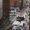 Pád jeřábu v New Yorku