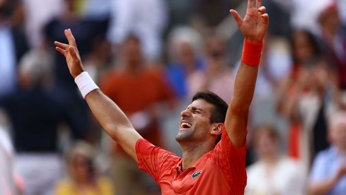 Novak Djokovič po vítězství na Roland Garros