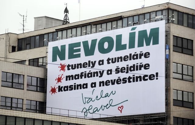 Václav Havel - billboard - volby