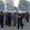 Turecko - Istanbul - Taksimské náměstí - policie - zásah