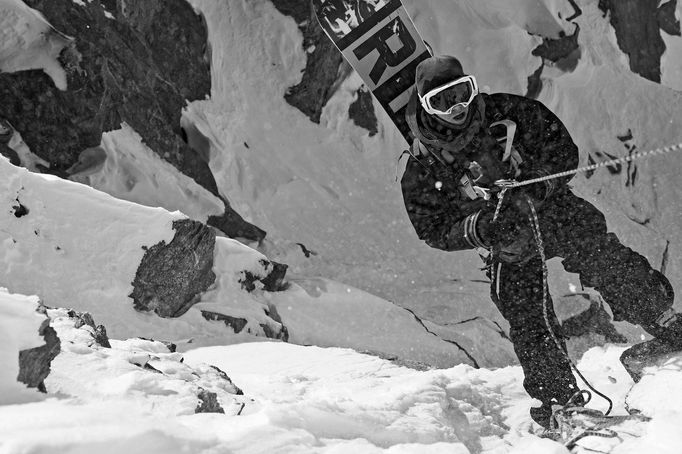 Michal Brouček: horské fotografie (snowboard, lyžování, horolezectví)