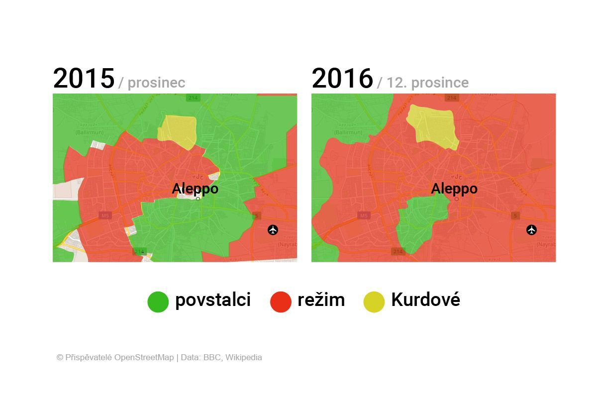 Aleppo - mapa