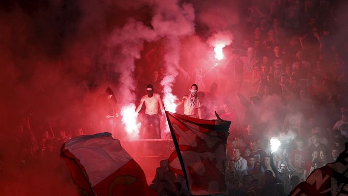 Fanoušci Crvene Zvezdy Bělehrad