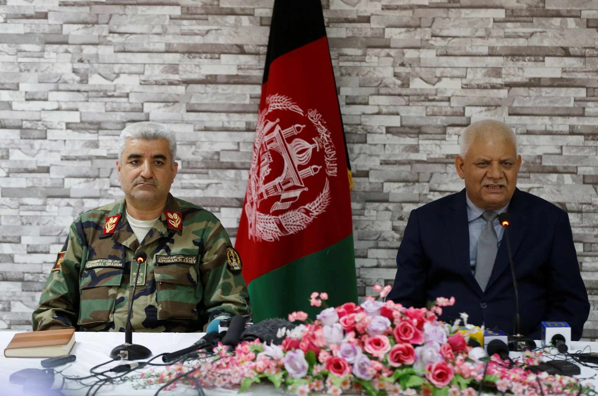 Afghánský ministr obrany a náčelník GŠ