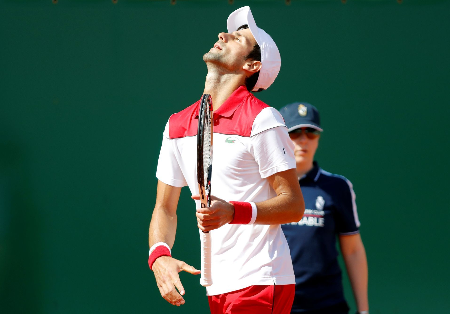 Novak Djokovič na turnaji v Monte Carlu