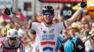 Tour de France 2013 - Mark Cavendish slaví vítězství v páté etapě