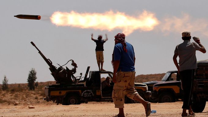 Občanská válka v Libyi.
