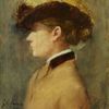 Jean Louis Forain (1852–1931) Profil ženy 1881