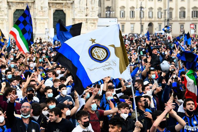 Takto slavili fanoušci Interu Milán scudetto, titul v italské Serii A