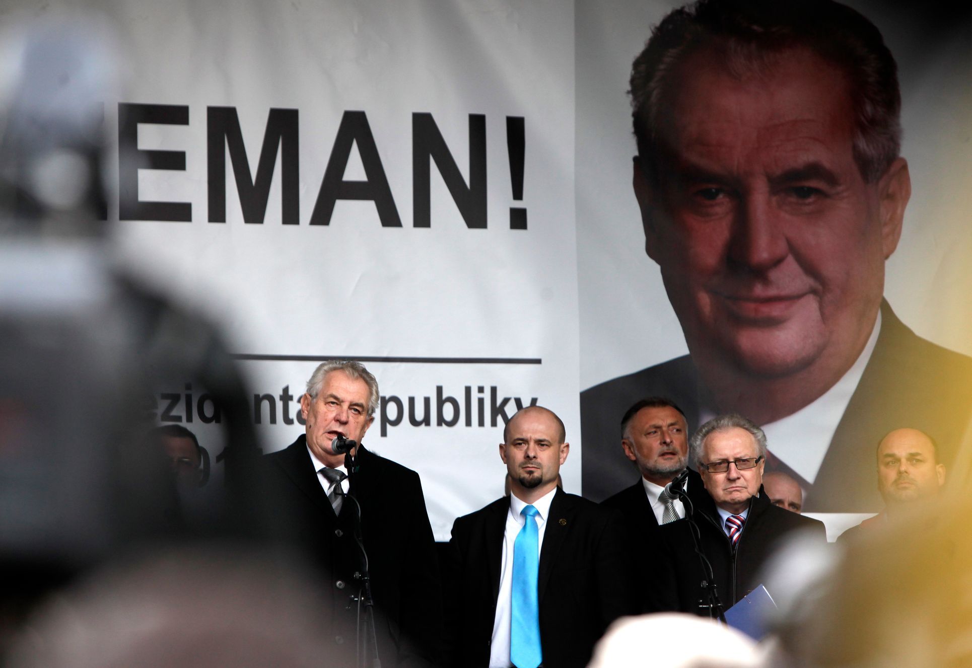 Fotogalerie k chystané grafice Zeman 2018 / Miloš Zeman / Albertov / 17. 11. 2015