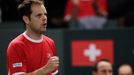 Davis Cup, Švýcarsko - Česko: Henri Laaksonen