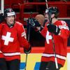 MS v hokeji 2013, Kanada - Švýcarsko: Švýcaři slaví gól na 0:1