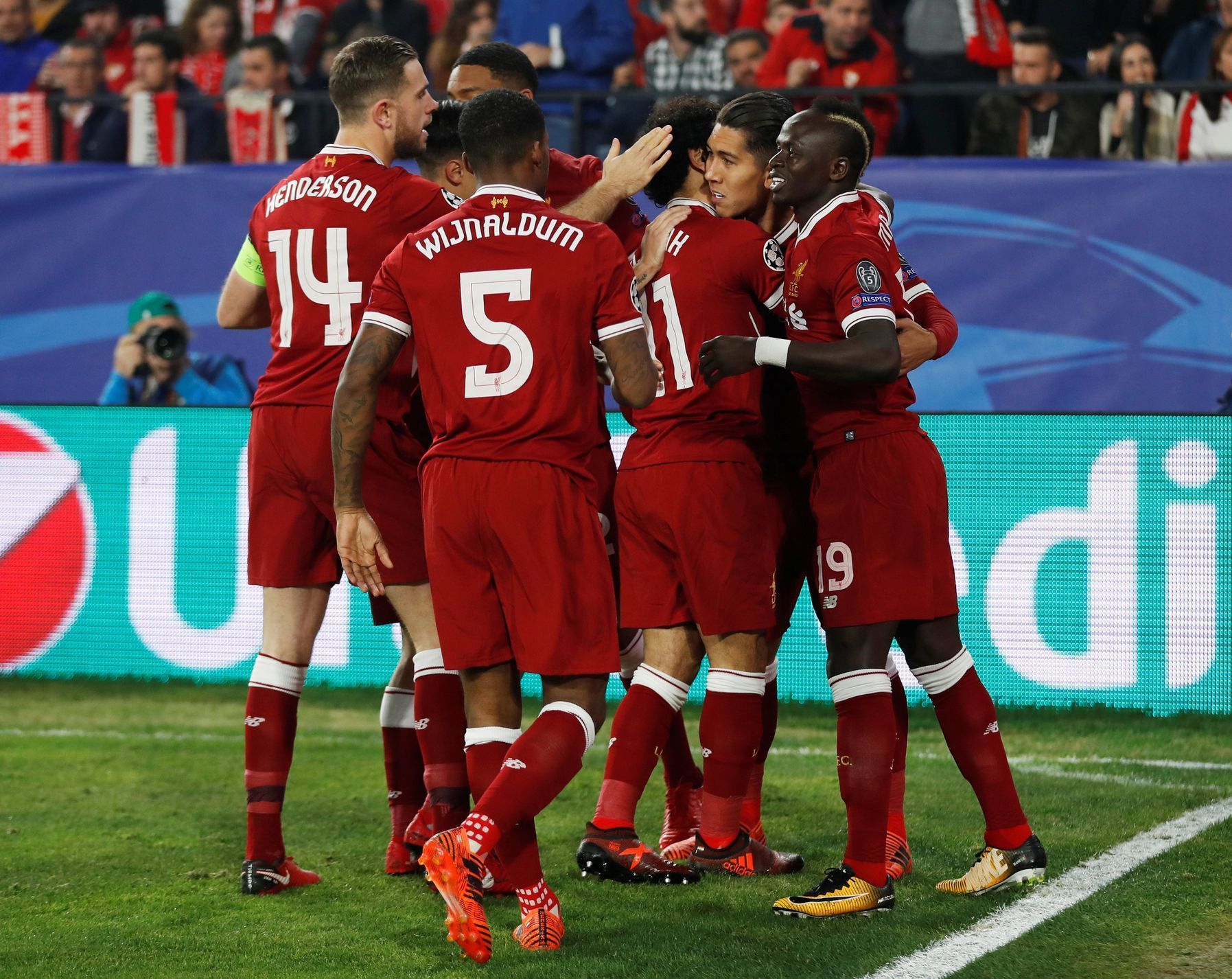 Sevilla - Liverpool: Radost Liverpoolu
