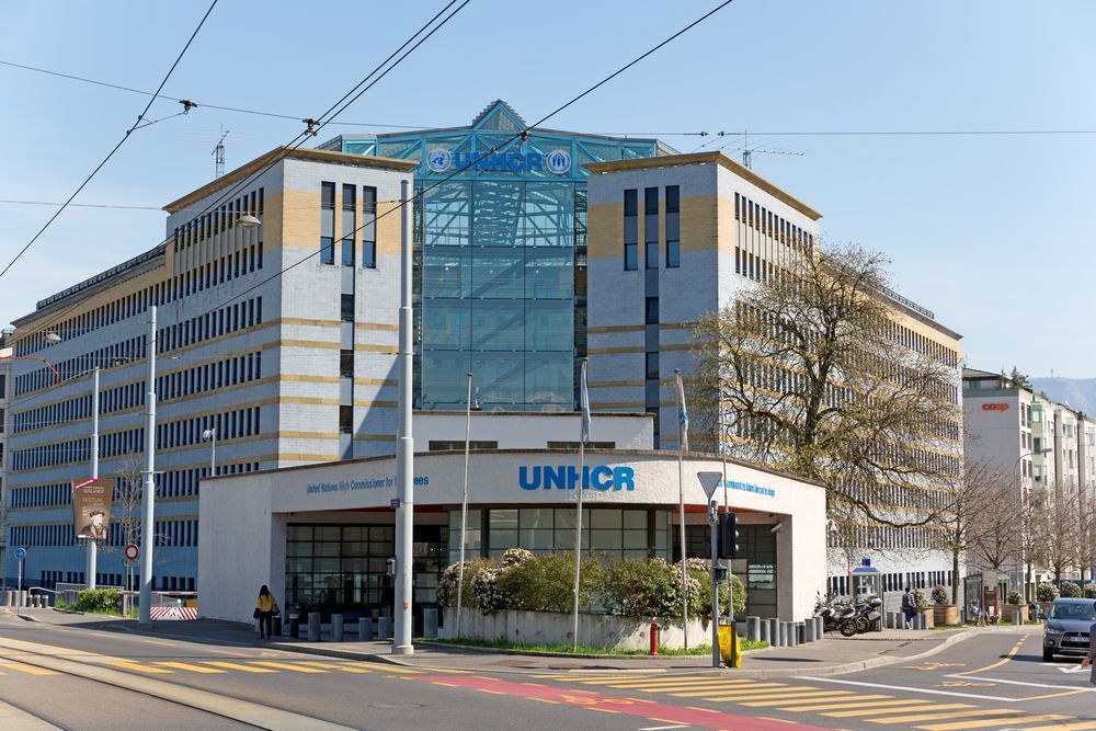 Sídlo Úřadu vysokého komisaře OSN pro uprchlíky (UNHCR) v Ženevě.