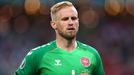 Kasper Schmeichel ve čtvrtfinále Česko - Dánsko na ME 2020