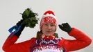 Soči, biatlon, stíhačka Ž: Darja Domračevová