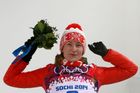 Hvězdným biatlonistům Björndalenovi a Domračevové se narodila dcera