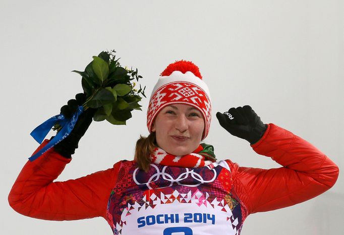 Soči, biatlon, stíhačka Ž: Darja Domračevová