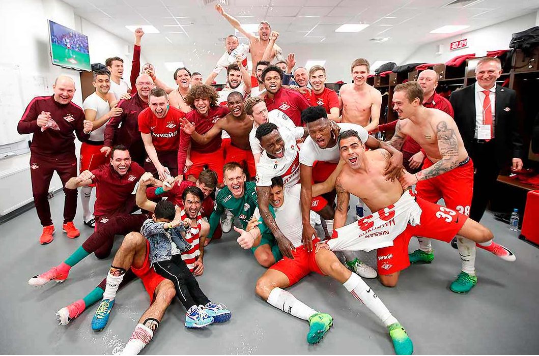 Spartak Moskva slaví mistrovský titul
