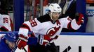 NHL: Jaromír Jágr v zápase New Jersey Devils proti New York Rangers