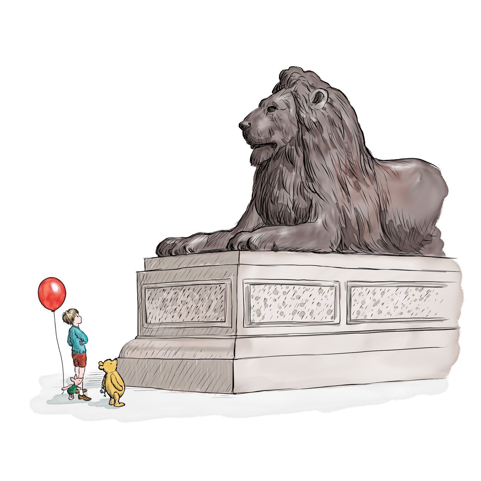 Medvídek Pú se setkal s královnou. Oba slaví devadesátiny