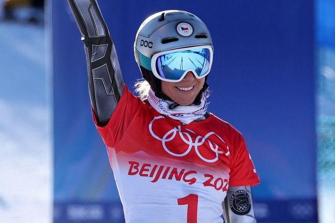 Ester Ledecká na olympiádě 2022 v Pekingu