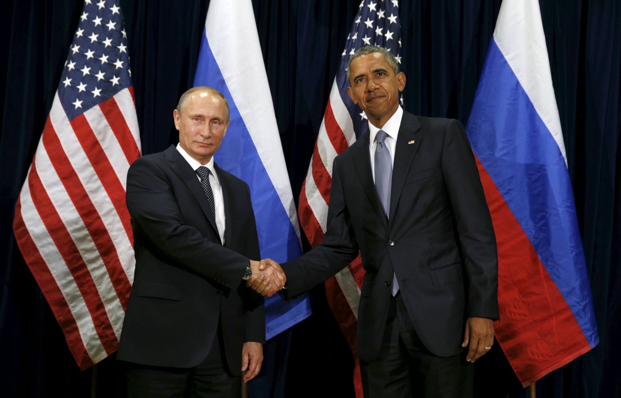 Vladimir Putin a Barack Obama