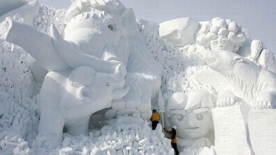 Festival sněhu v japonském Sapporo