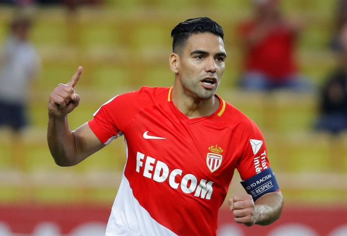 Monako - Caen: Falcao slaví vstřelenou branku