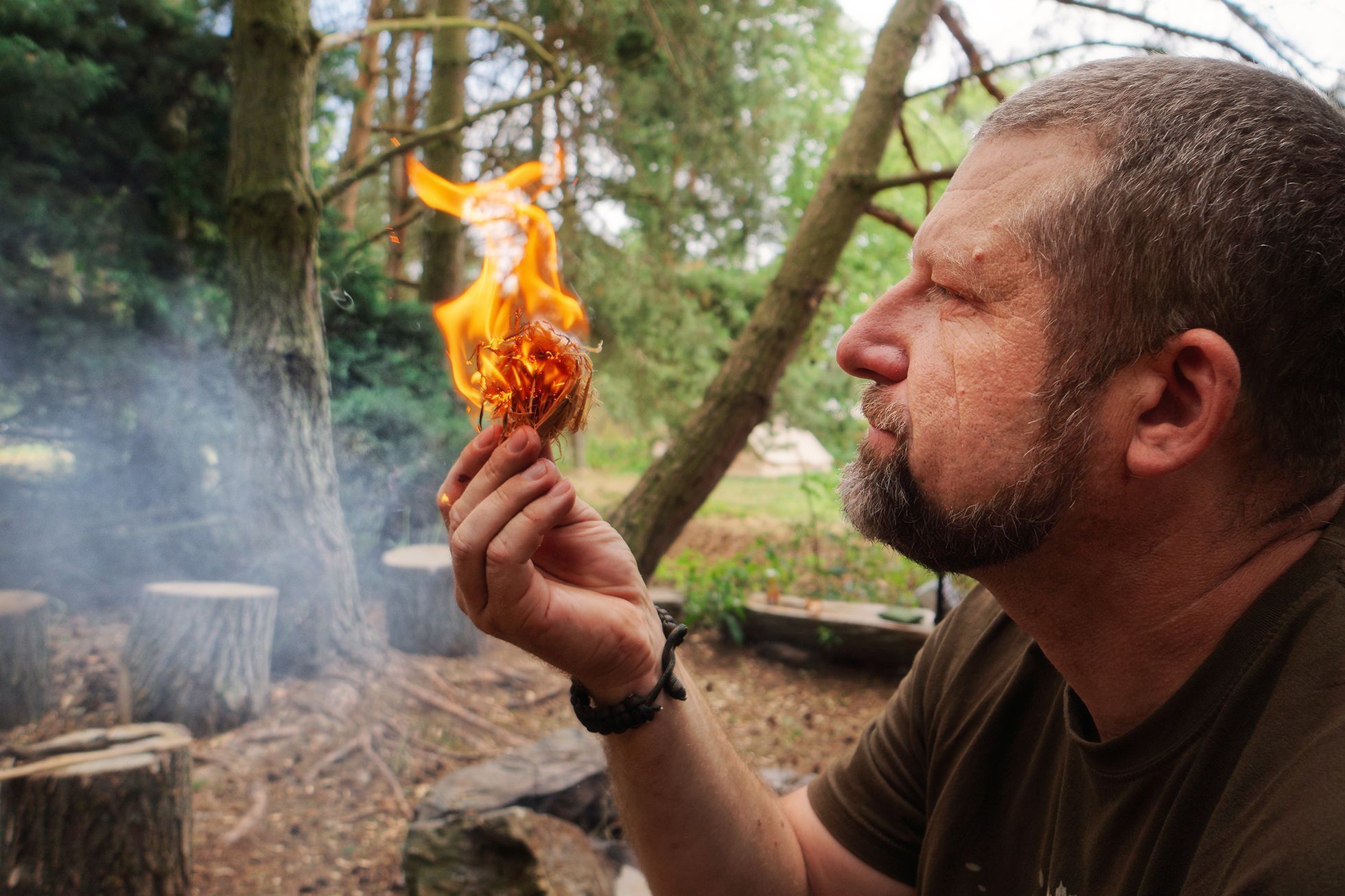 Bushcrafting, zálesáctví, pobyt v přírodě, les, bushcraft, Tomáš Krákora, kurz přežití