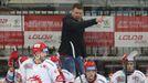 10. kolo hokejové extraligy 2020/21, Sparta - Třinec: Trenér Václav Varaďa.