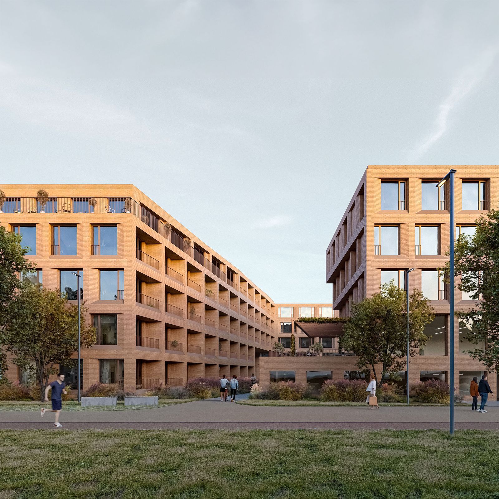 koleje, Olomouc, studentské bydlení, ubytování, škola, architektura