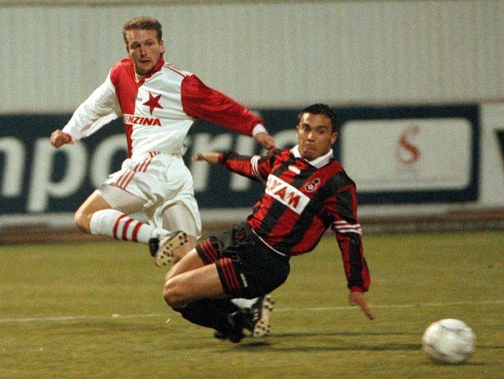 fotbal, Pohár vítězů pohárů, 1997/1998, Slavia - Nice, Robert Vágner