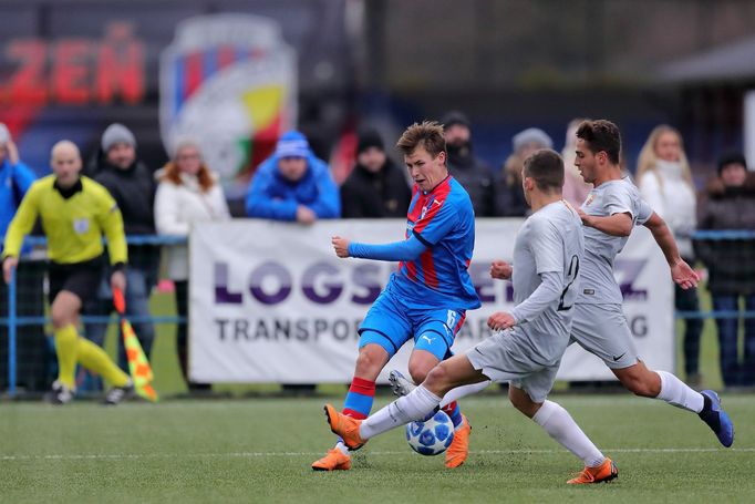 fotbal, Youth League 2018/2019, Plzeň - AS Řím