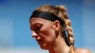 Petra Kvitová v zápase prvního kola French Open 2021