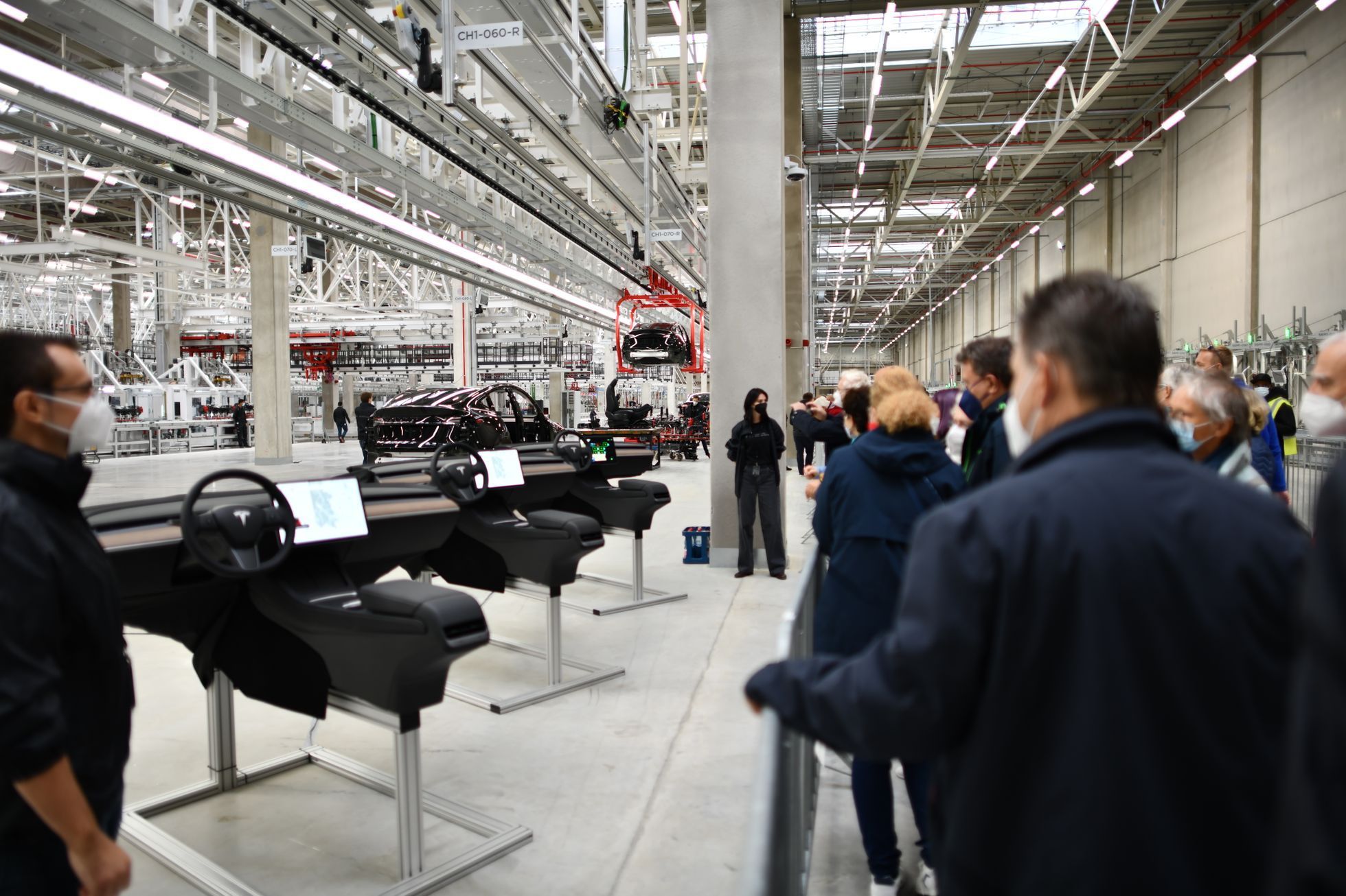 Tesla Gigafactory Berlín Giga Fest říjen 2021