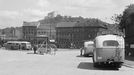 Autobusové nádraží Florenc, rok 1948.