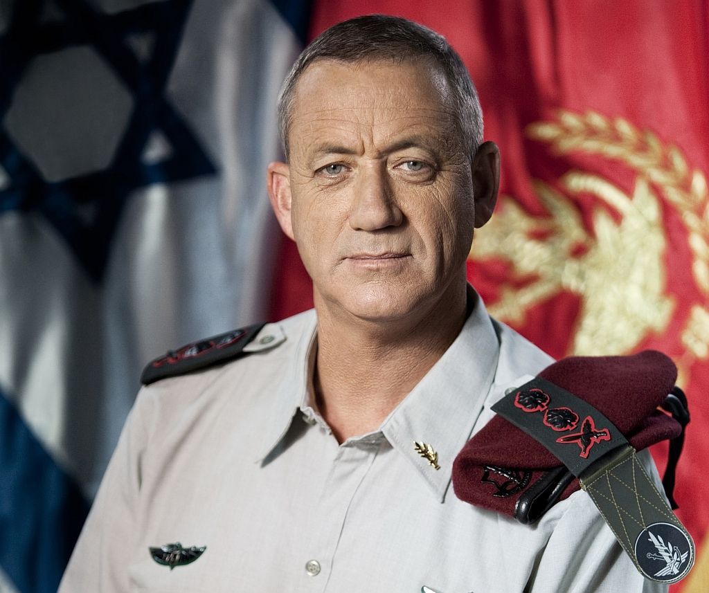 Benny Gantz, vrchní velitel izraelské armády (IDF)