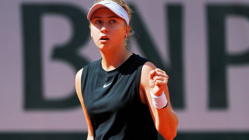 Anastasia Potapovová na French Open 2019.