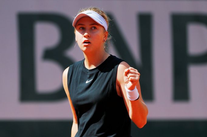 Anastasia Potapovová na French Open 2019.